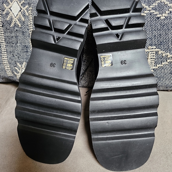 ANTHROPOLOGIE MAEVE THE RHYS LACE-UP SQUARE-TOE LOAFERS, size 9 - Picture 5 of 6